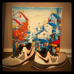 Nike Air Precision white shoes